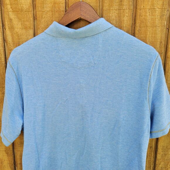 Robert Graham Blue Polo Shirt Knowledge Wisdom Truth Mens Size L - Picture 4 of 9
